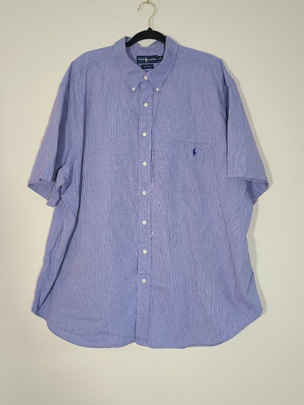 Polo Ralph Lauren Preppy Classic Americana Button Down Shirt Short Sleeve 3X